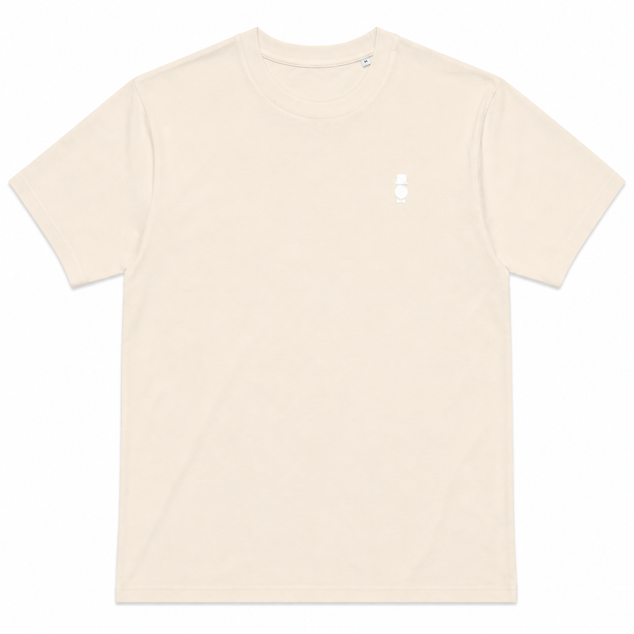AWY Gentle Tee · Navy/Cream · Brodé