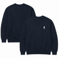 AWY Gentle Sweat · Navy/Cream · Brodé