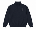 — AWY Half-Zip · Navy · Brodé