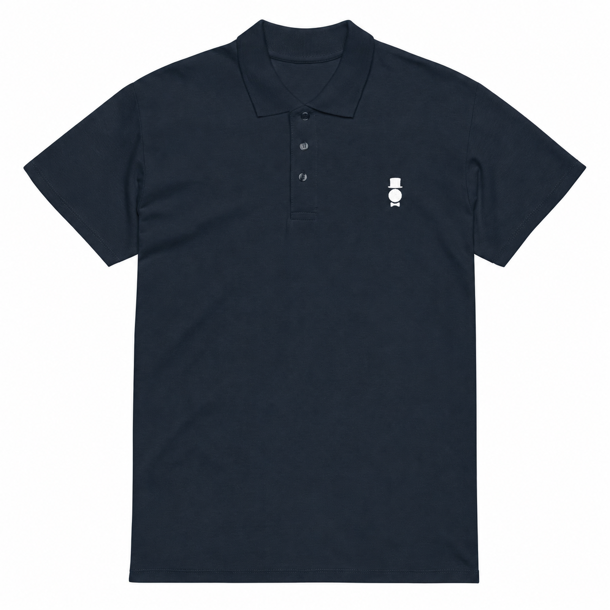 AWY Gentle Polo · Navy · Brodé