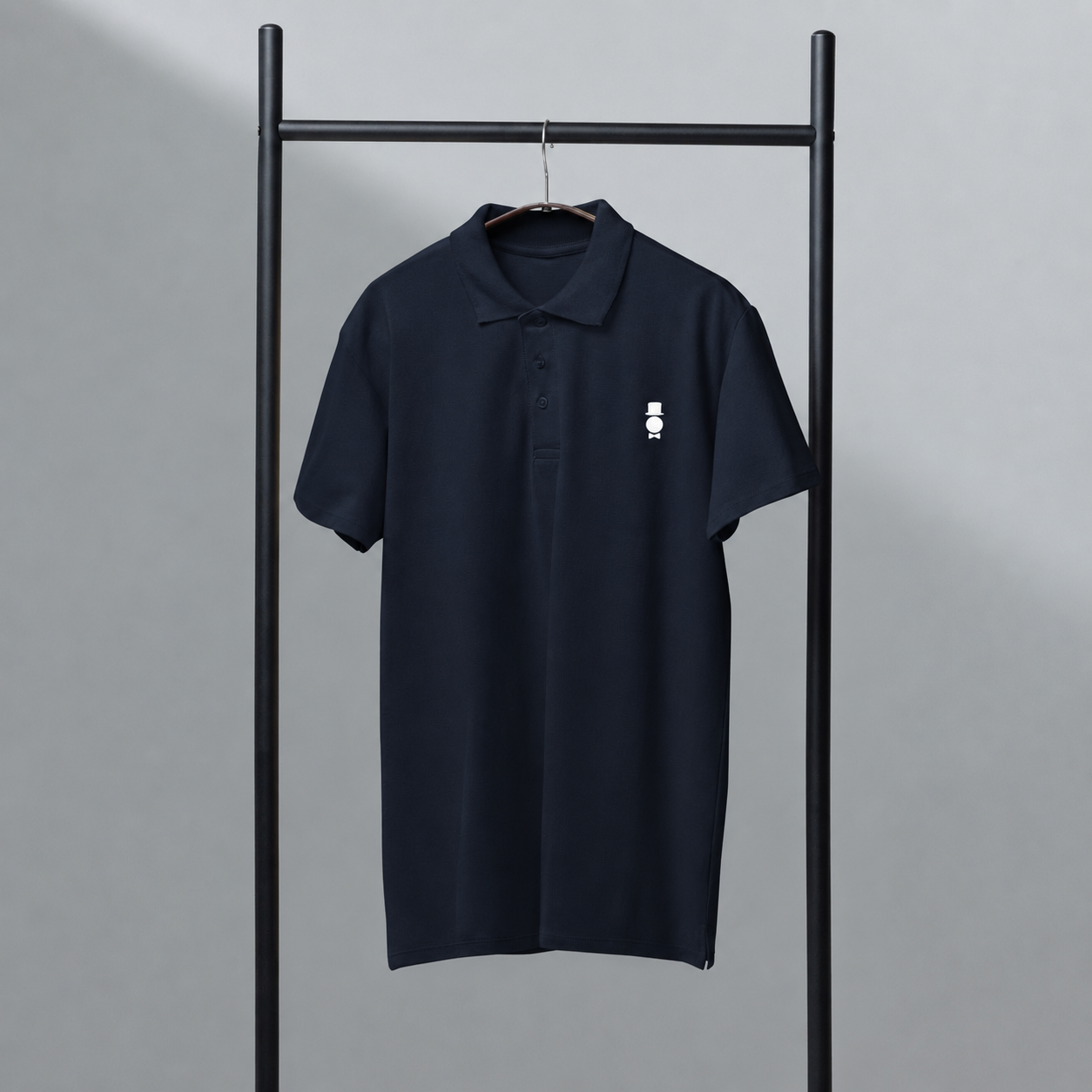 AWY Gentle Polo · Navy · Brodé